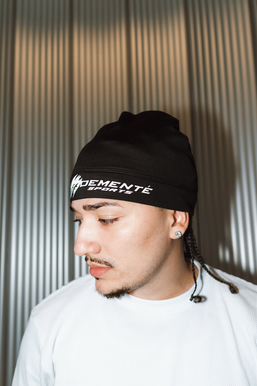 Black & White Lined Skully