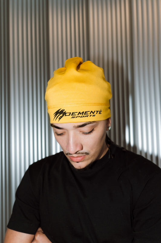 Yellow Satin Lined Skully