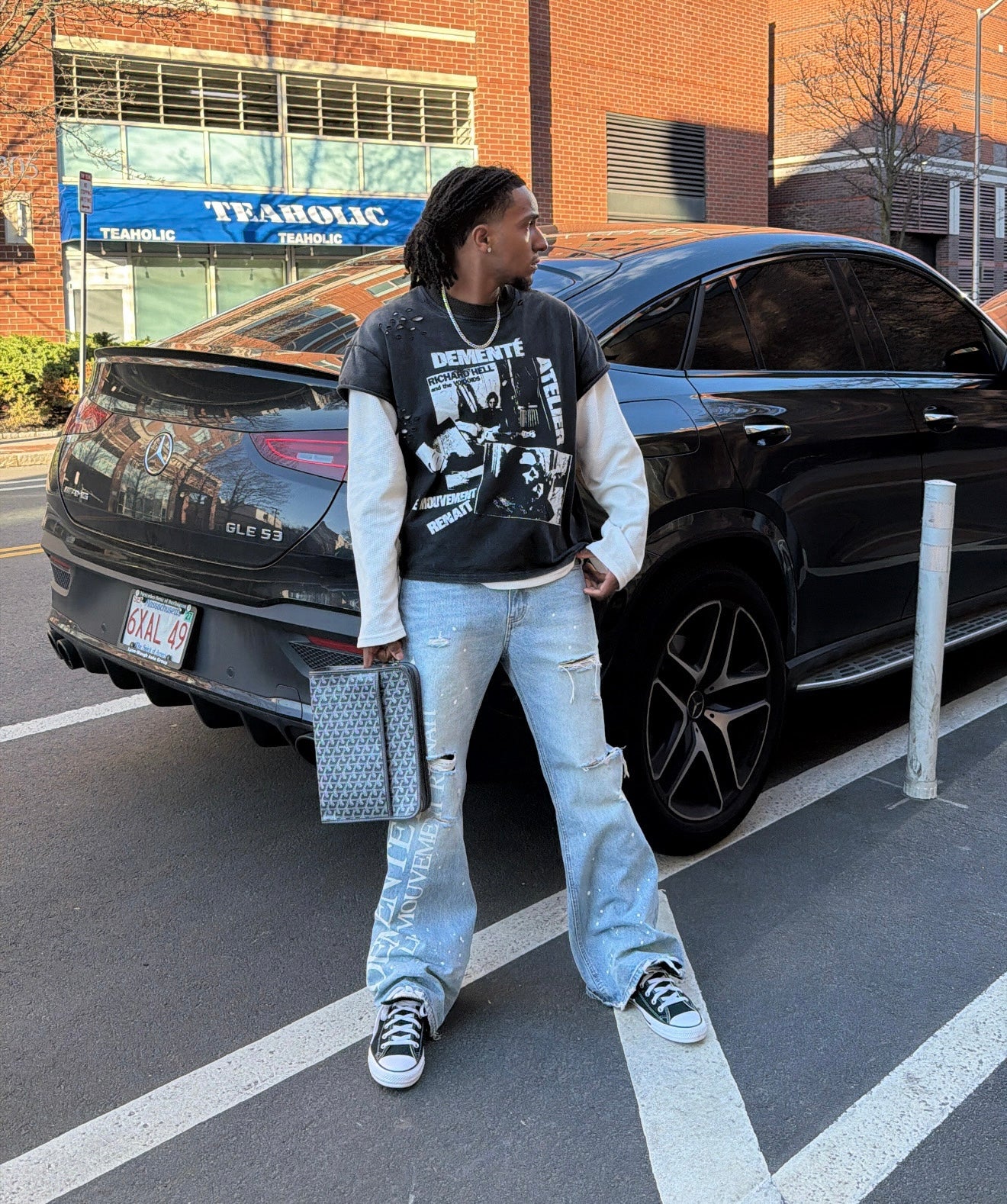 Dementé Flared Denim Jeans