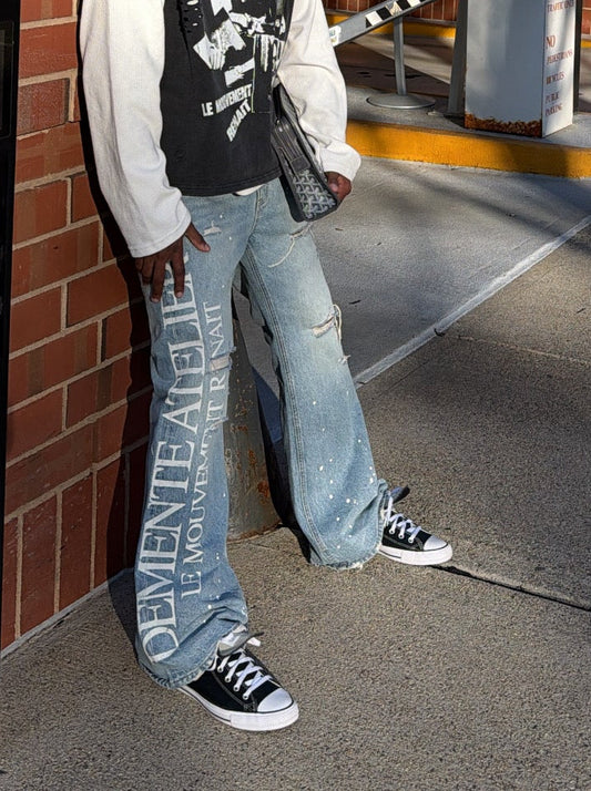 Dementé Flared Denim Jeans
