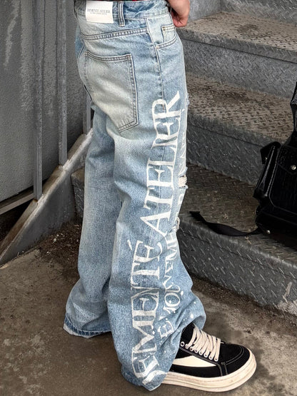 Dementé Flared Denim Jeans