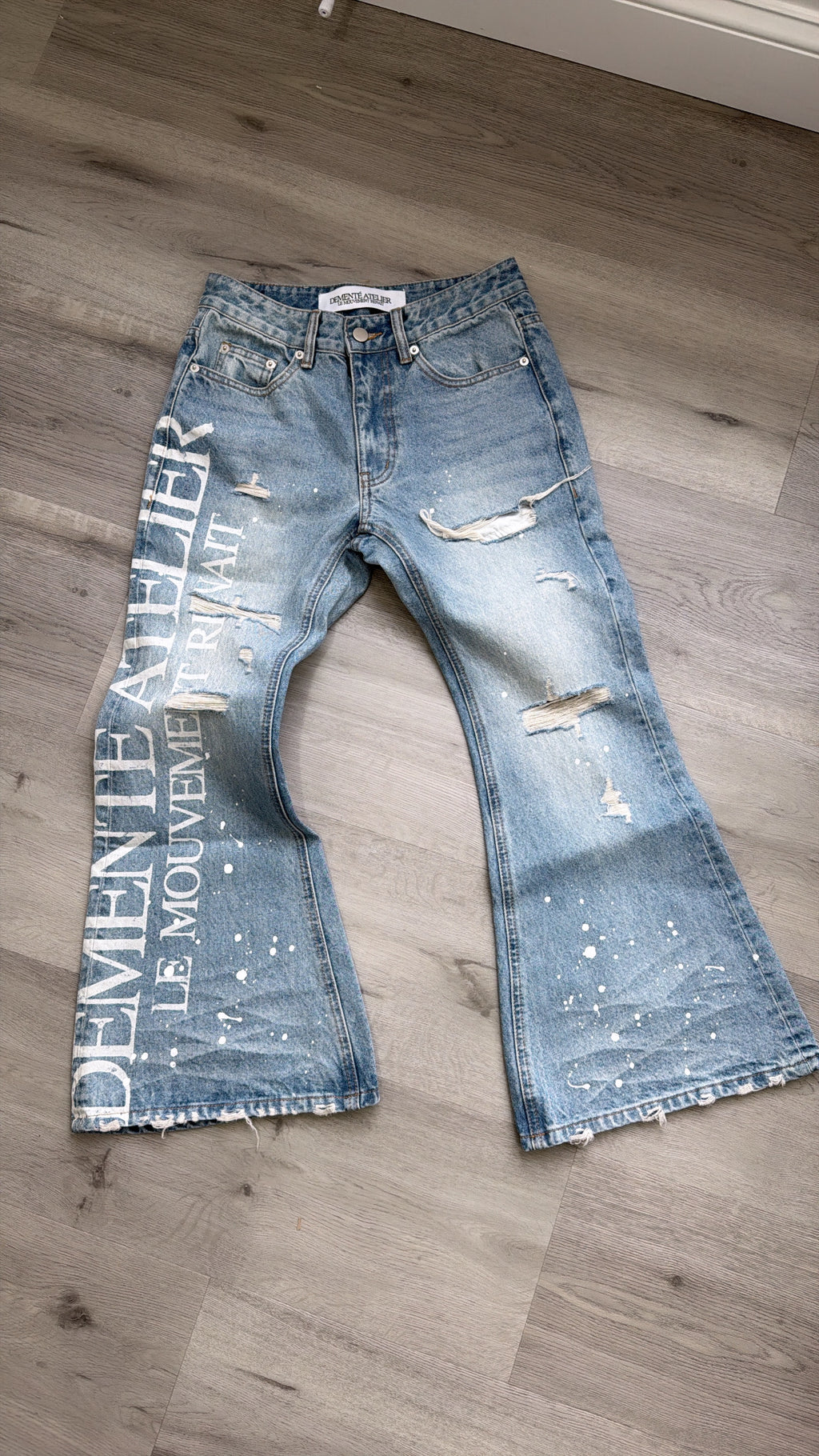 Dementé Flared Denim Jeans
