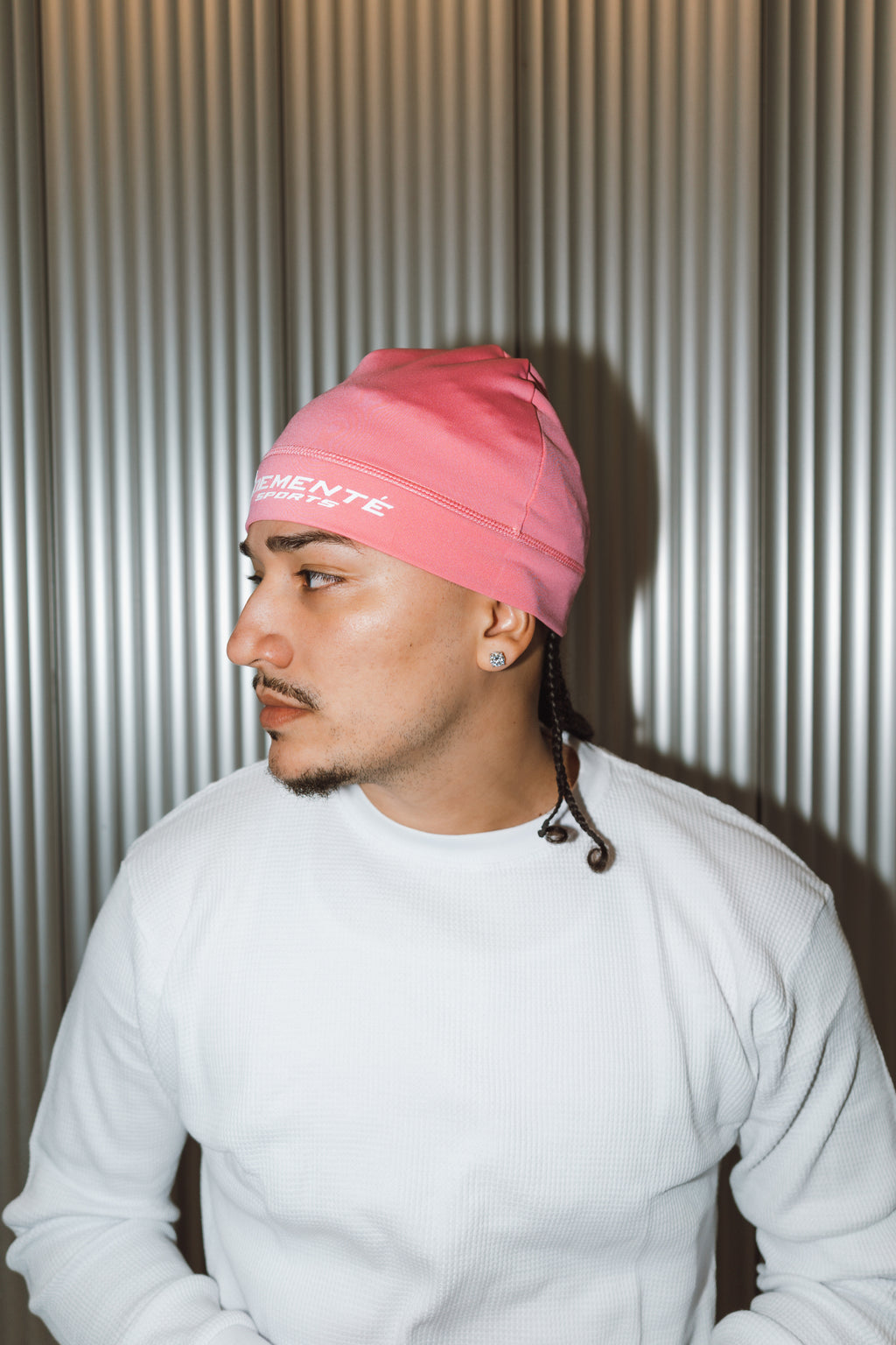 Pink Satin Lined Skully