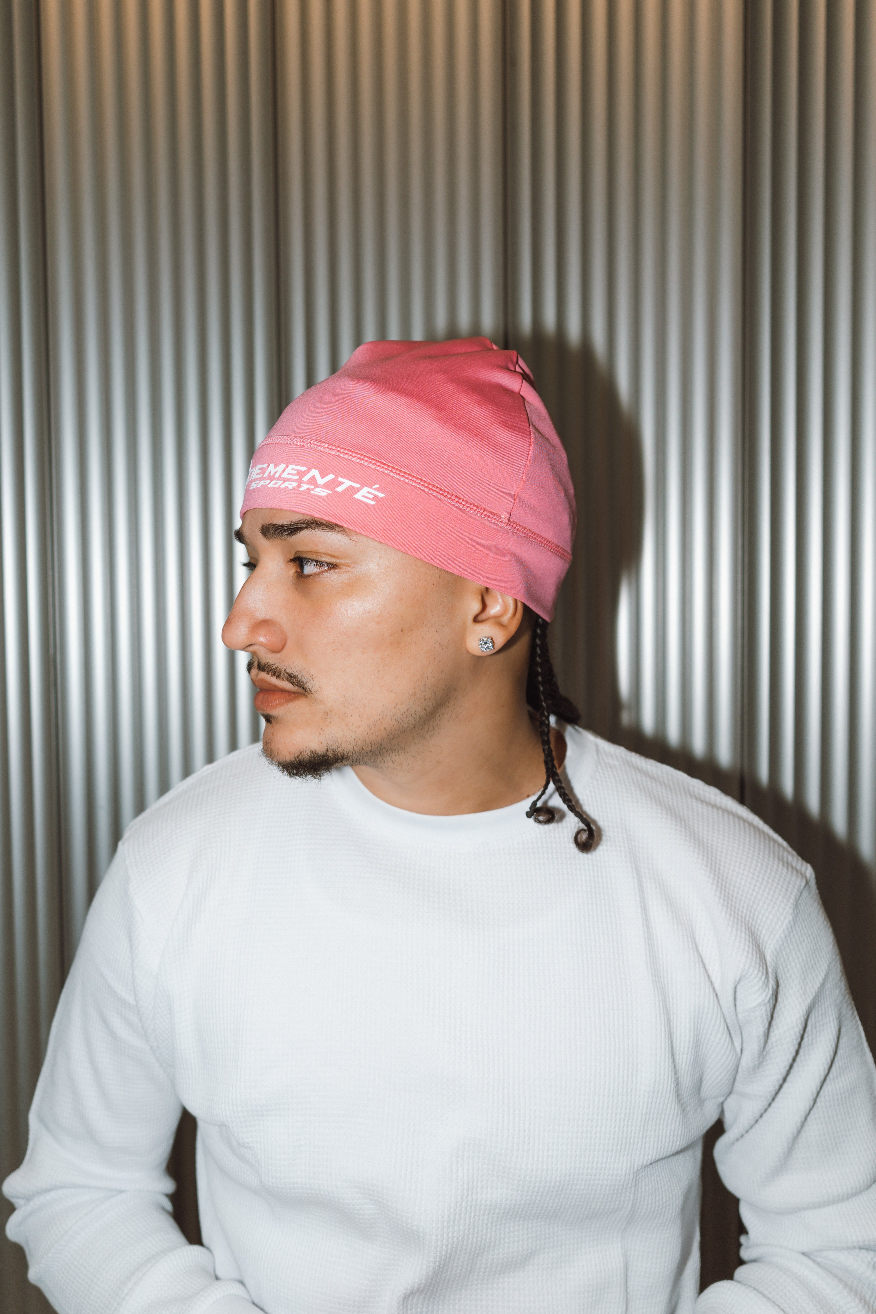 Pink Satin Lined Skully