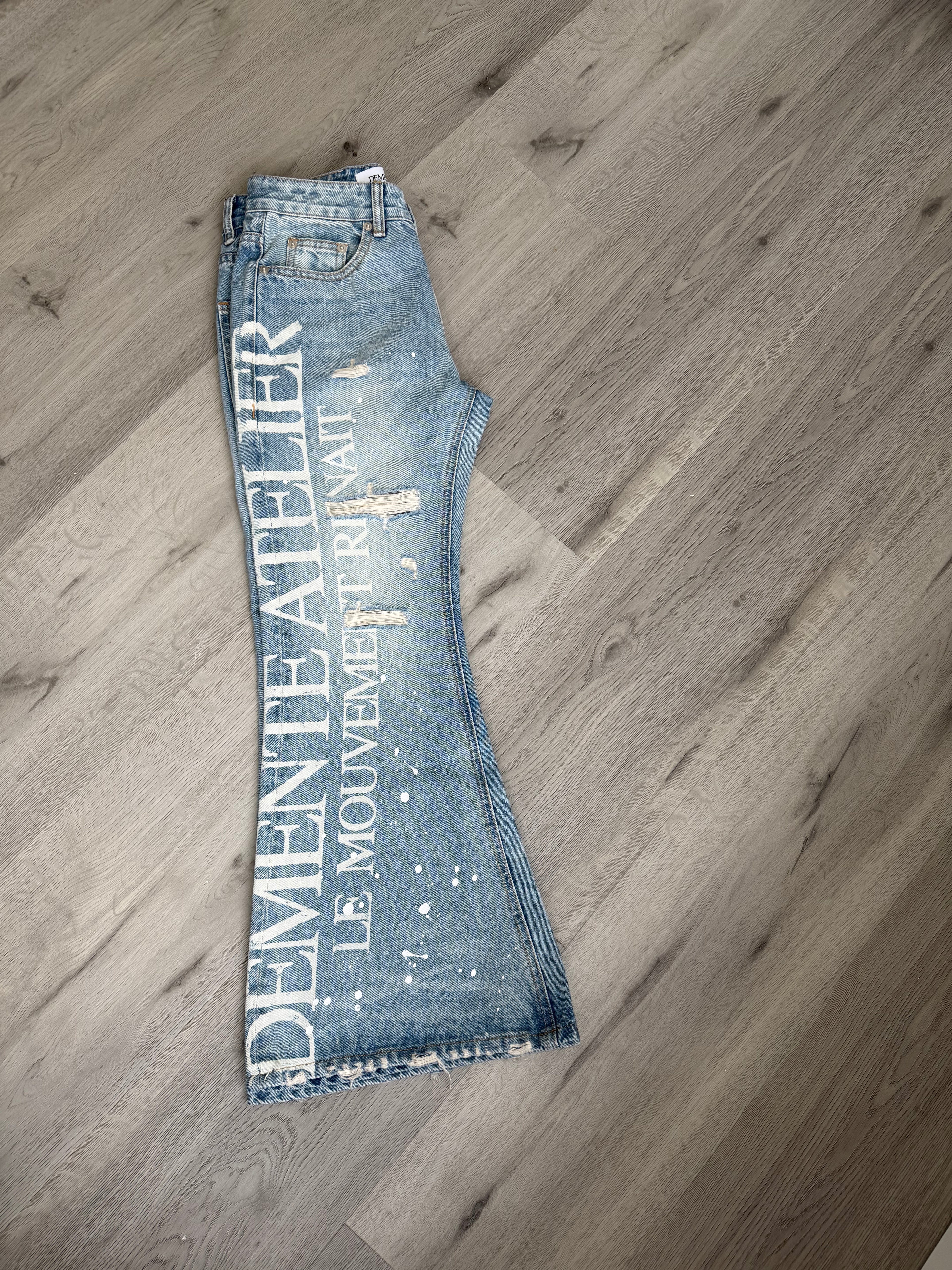 Dementé Flared Denim Jeans