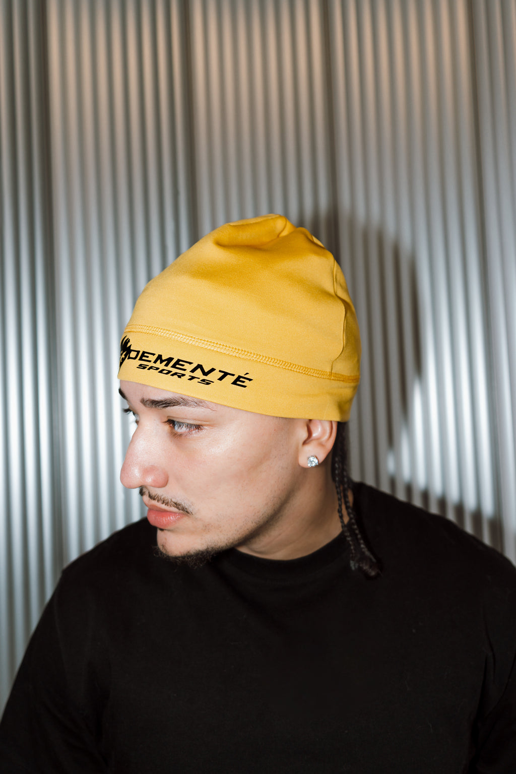 Yellow Satin Lined Skully