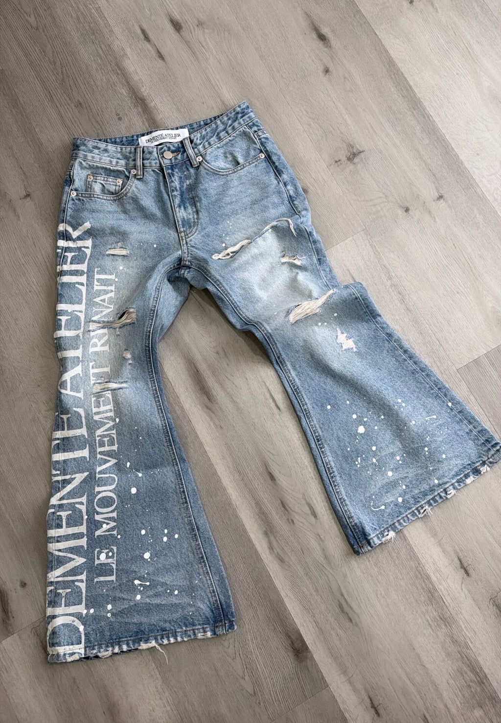 Dementé Flared Denim Jeans