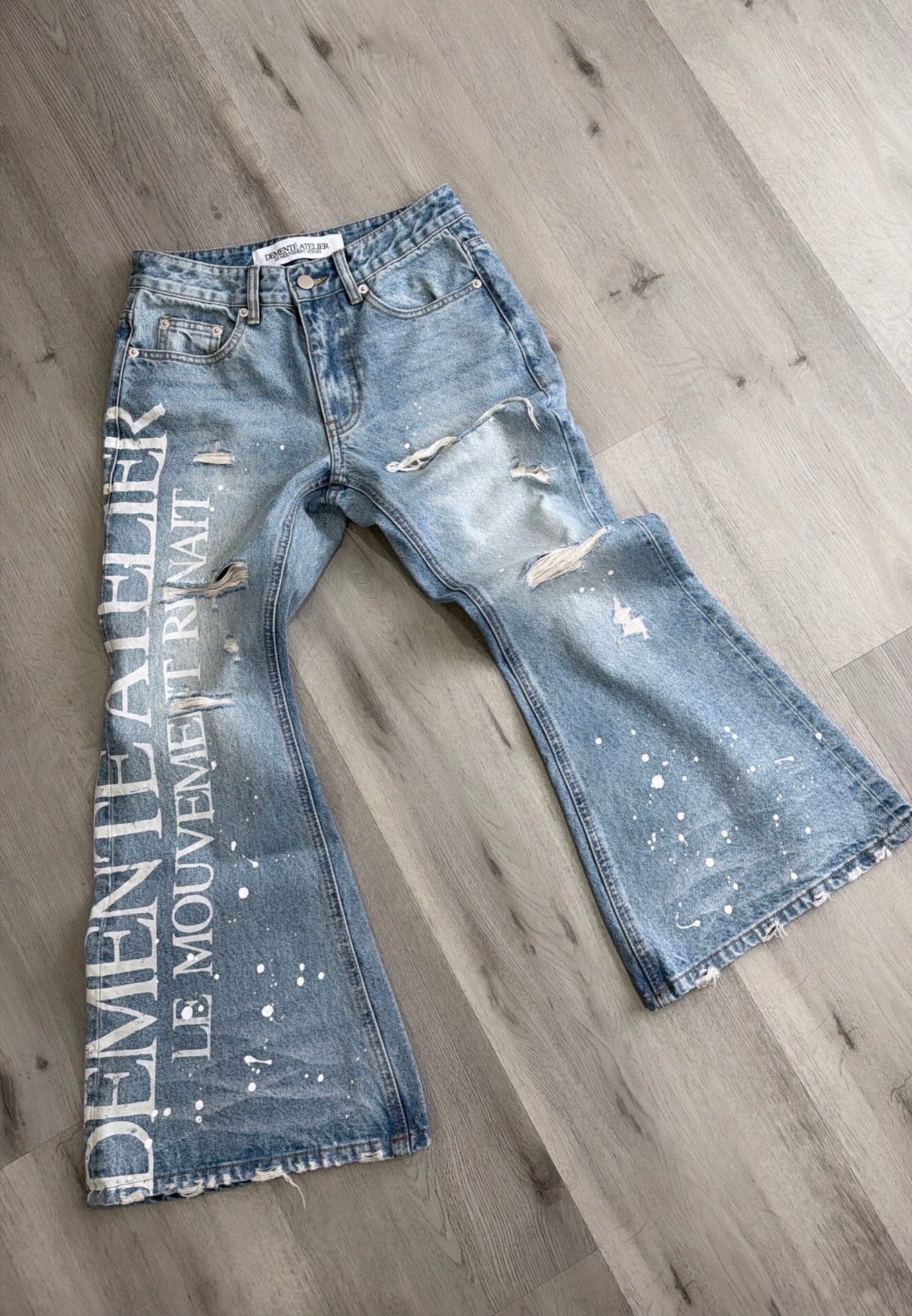 Dementé Flared Denim Jeans