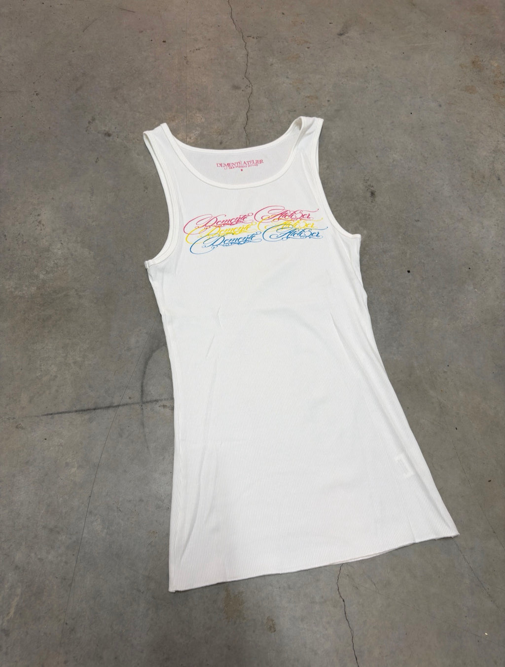 Dementé Atelier Logo Tank Top (White)