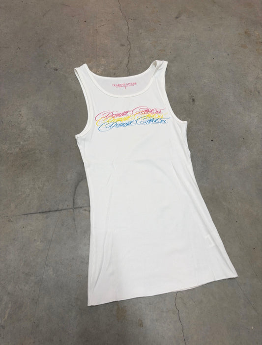Dementé Atelier Logo Tank Top (White)