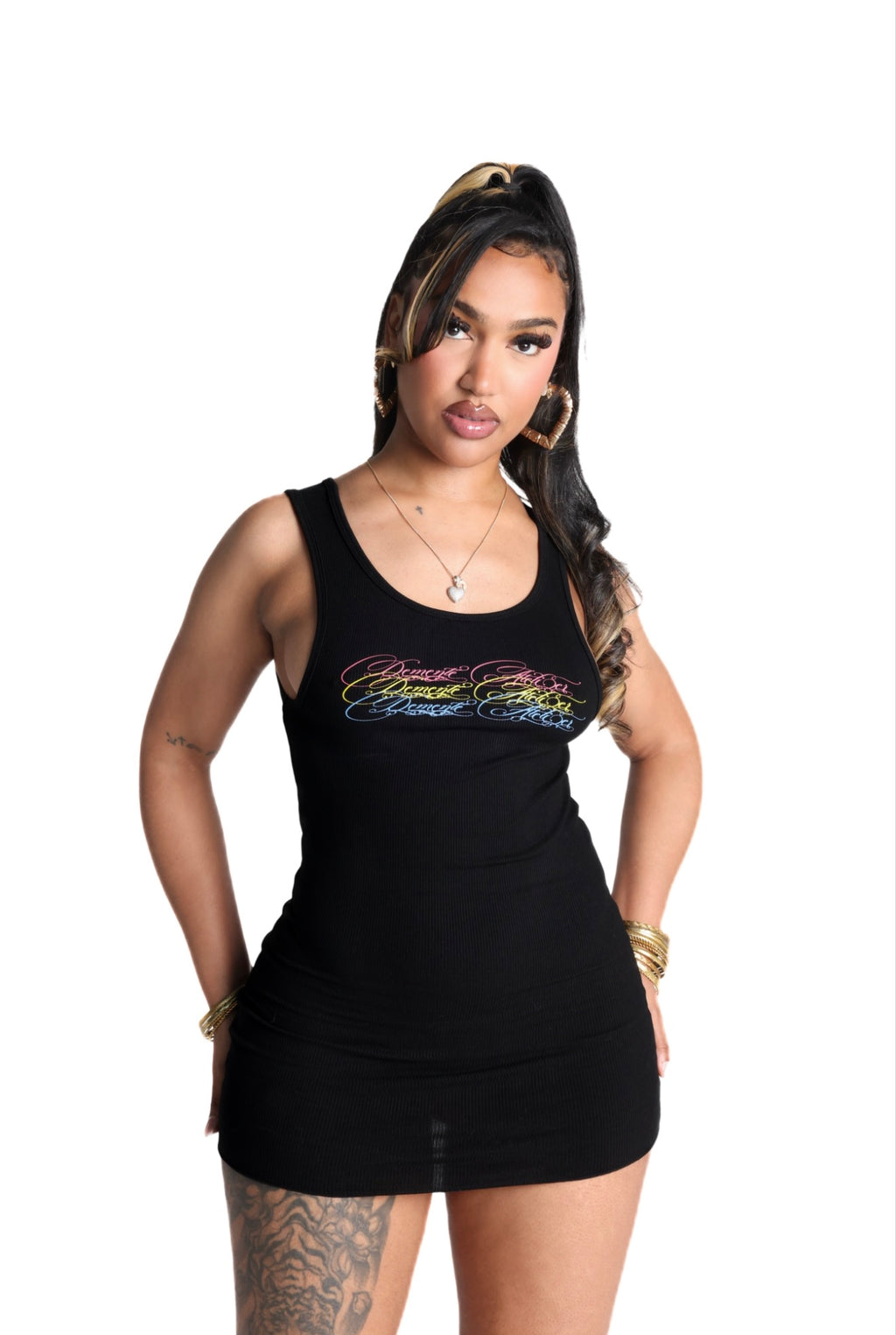 Dementé Atelier Logo Tank Top (Black)