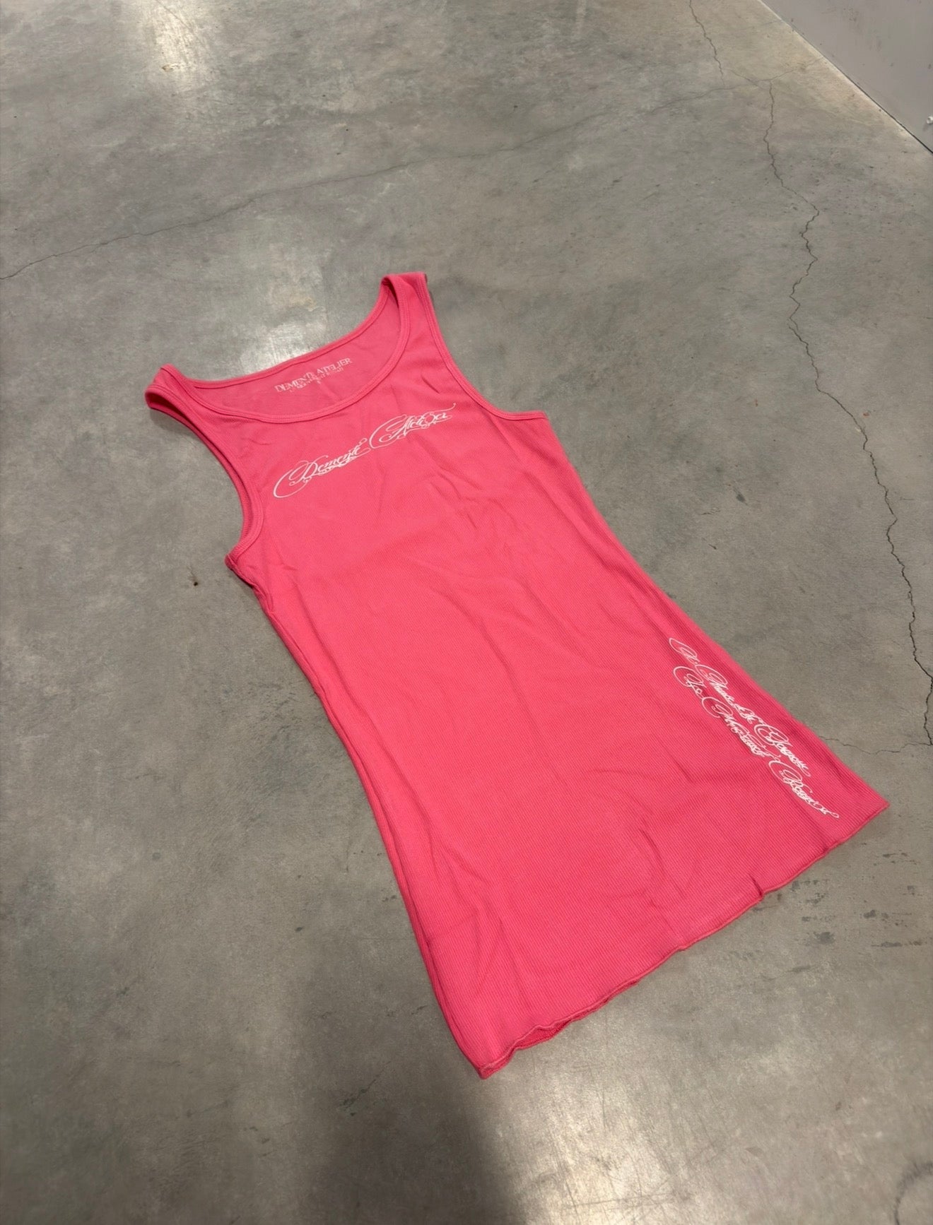 Hot Pink Logo Tank/Dresses