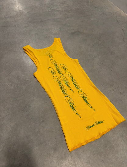 Yellow Logo Tank Top/Dresses (BRAZIL COLORWAY)🇧🇷