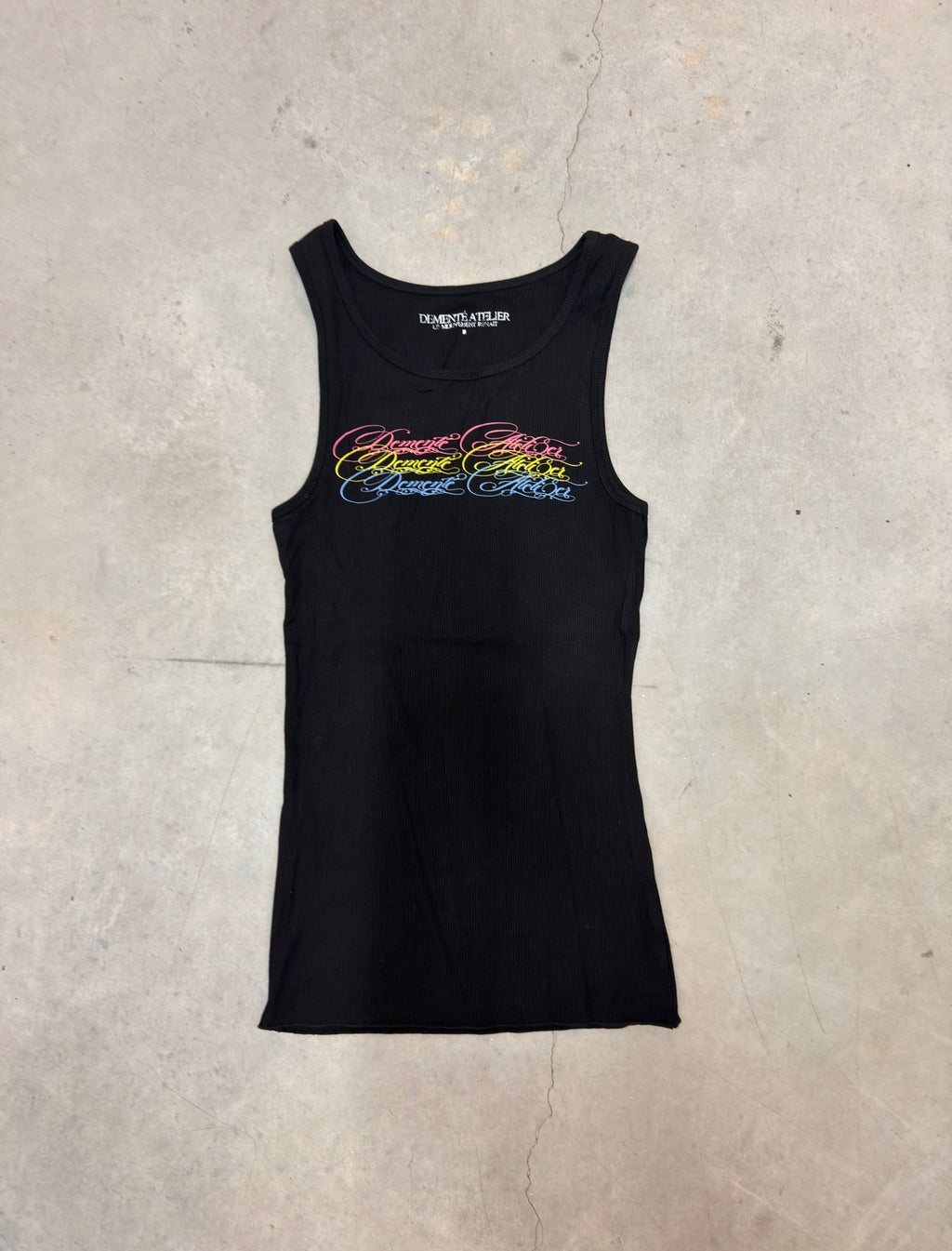 Dementé Atelier Logo Tank Top (Black)
