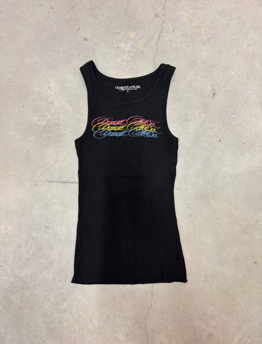 Dementé Atelier Logo Tank Top (Black)